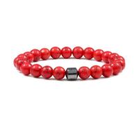 SDGBCXD Anti-Anxiety Bracelets, Reduces Alcohol Cravings,Relieves Anxiety & Withdrawal Stress,Natural Support for Quitting Drinking(Red)