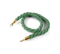 SDGBCXD Barrier rope, Barriers Queue Line Rope for Stanchion Posts Pole with Polished Snaps(Gold Hooks,1.2m/4ft)