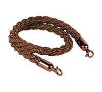 SDGBCXD Barrier rope, Safety Barrier Rope, Crowd Control Queue Line with Hooks, Braided Hemp(1.9m (6.2 ft))