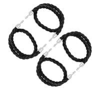 SDGBCXD Barrier rope, Stanchion Post Hemp Cords for Queue Line Barrier/Lobbies/VIP Stanchions(4pcs,426cm/14ft)