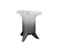 SDGBCXD emperor cup， Japanese Coffee 4-Pack Chinese Retro Gradient Black Matte Ancient Emperor Three-Legged Wine Cups(Small 40ml)