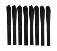 SDGBCXD fasten， 13x1 Inch Tie-Down Strap Easily Installation Persons Soft Loop 8 Pack Car Elements For Securing ATV Motorcycle Motorbike(Black 2Batteries)