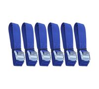 SDGBCXD fasten， 2.5M Lashing Straps with Buckle Nylon Quick Release for Cargo Tie Down Car Roof Rack Lugga Moving(6pc)