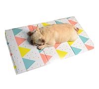 SDGBCXD pet bed, Pet Cool Mat for Bed,Dog Cat Ice,Non-Toxic for Summer Sleeping Beds Kennels Crates for People Dogs Puppy Cats(M)