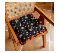 SDGBCXD seat cushion, Black Vintage For All Seasons|Cozy Soft Seat Pads|Creative Butt Pad For Prolonged Sitting(Square)