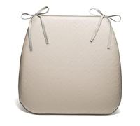 SDGBCXD seat cushion, Cushions With Ties|Tech Cloth Fabrics Pillow|Memory Foam Seat Pads With Zipper Design(Off White,44x42x4.5cm)