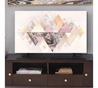 SDGBCXD TV cover, Modern Indoor TV Cover 19-65in Covers, Screen Protector Art Type For LCD LED Plasma Television Flat Screens Dustproof Cloth,Color:C(C,65in(151x92cm))