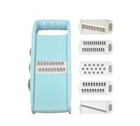 SDGBCXD Vegetable slicer， 5 in 1 Multi-Functional Onion Vegetable Chopper Food Mandoline Slicer Veggie Dicer Cutter Kitchen(Blue)