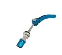 sdgERYEeg 1pcs Bicycle Quick Release Screw Bike Seat Post Clamp Skewer Bolt M6 65mm Cycling Parts Tool Mountain(Blue)