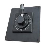 sdgERYEeg Industrial Joystick， SMC182A Series Marine Push Rod Friction Damping Positioning, Rudder, Car Clock, Electric Control Handle Safe Maneuvering(Single Signal,±80°)
