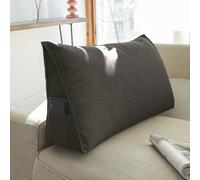 SDGHH-8MMDM Wedge Pillow Headboard Large Lumbar Support Cushion for Bed Headboard Sofa Solid Color Triangular Backrest Positioning Bolster Soft Rest Reading Pillow Waist,A,120 * 35 * 20cm