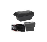 SDHECD Car Armrest Storage Cover For Nissan For Note For EPower 2016-2022 Armrest Box Central Storage Dedicated Interior Retrofit Car(C3 Black White Nousb)