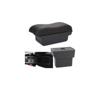 SDHECD Car Armrest Storage Cover For Nissan For Note For EPower 2016-2022 Armrest Box Central Storage Dedicated Interior Retrofit Car(B1 Black Red 3usb)