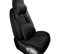 SDHECD Car Seat Covers Set Front Rear For Dodge For Avenger For Challenger For Ram 1500 For Nitro For Charger Car Custom Made Set Cowhide Leather Seat Cover Cushion(12,Deluxe)