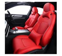 SDHECD Car Seat Covers Set Front Rear For Dodge For Journey For Caliber For Avenger For Challenger For Charger Car Seat Cover Set Cushion Protection(Red,Deluxe Edition)