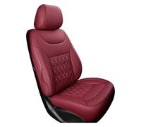 SDHECD Car Seat Covers Set Front Rear For Dodge For Journey For Caliber For Challenger For Ram 1500 For Durango For Nitro Car Seat Covers Set Cushion(Wine Red,No pillow)