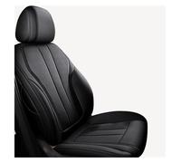 SDHECD Car Seat Covers Set Front Rear For Volvo Xc90 S60 V40 C30 S80 S40 V50 V60 V70 Xc40 V90 Car Seat Set Cushion Cover Protection Accessories Genuine Leather Covers(Black)