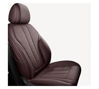 SDHECD Car Seat Covers Set Front Rear For Volvo Xc90 S60 V40 C30 S80 S40 V50 V60 V70 Xc40 V90 Car Seat Set Cushion Cover Protection Genuine Leather Accessories(Brown)