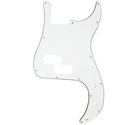 sdhengyee 13 Hole P Bass Pickguard Precision Bass Pick Guards for 4 String Fender American/Mexican Precision Bass Guitar Replacement,3Ply White
