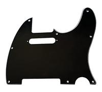 sdhengyee 3Ply Black 8 Hole Tele Pickguard Pick Guard Scratch Plate w/Screws Fit USA/Mexican Fender Standard Telecaster Pickguard Replacement