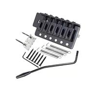 sdhengyee 52.5mm Guitar Stratocaster Tremolo Bridge Set for Fender Strat Squier Electric Guitar Replacement, Black