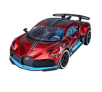 SDHKCBKL Model 1 18 For Bugatti Divo Supercar Alloy Toy Diecast Model Car Collection Sound And Light Gifts Red (A)