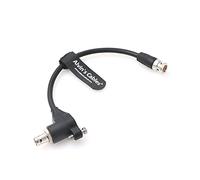 SDI-Port-Protection-Cable for RED-Komodo BNC Male to Right Angle Female Galvanic isolator Cord 8inch Black Alvin’s Cables