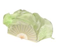 SDIUAKBV Belly Dance Fan Dance Fan Veil Pair 2pcs Circle Real Silk Dancer Practice Show Props Extra Long Flowy Folk Costume For the performance(Color 10,2pcs Right -2 People)