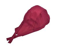 SDIUAKBV Chef Hat 1PCS Unisex Top Chef Pirate Hat Hotel Restaurant Canteen Bakery Kitchen Work Wear Master Cook Waiter Hats(Dark Red)