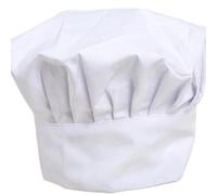 SDIUAKBV Chef Hat Unisex Top Cook Wear Chef Hat Waiter Hats Hotel Restaurant Cooking Bakery Kitchen Work Wear Cap(White)