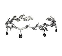 SDIUAKBV Elf Headdress Elf Headdress Elf Crown Bridal Crystal Rhinestone Waterdrop Leaf Hair Accessories Romantic Head Accessories For Women(Color-04)