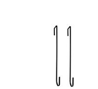 SDIUAKBV Flower Pot Hooks 1/2/4PC Floral Wreath Hanger Over The Door Nail-Free Resuable Hanging Hook Xmas Easter Storage for the Garden(Black 2pc)