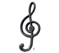 SDIUAKBV Flower Pot Hooks 1pcs Crown Retro Cast Iron Forged Coat Hook Decoration Wall Outdoor Home Metope Accessories for the Garden(Note(165))