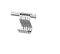 SDIUAKBV Flower Pot Hooks 30/5pcs Stainless Steel Flat S Shaped Hook for Hanging Plants Kitchen Pot Pan Hanger Heavy Duty for the Garden(14cm,30pcs)