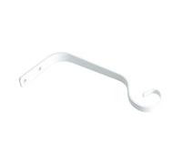 SDIUAKBV Flower Pot Hooks 7.3 Inch Iron Hook Hanging Lantern Jacket, Garden Flower Pot Decoration, Rural Retro Wall Bending Bracket for the Garden(White)