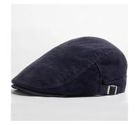 SDIUAKBV Mens Flat Cap Men Corduroy Beret Spring Autumn Thick Warm Women's Flat Hat Vintage Casual Newsboy Cap Unisex Fashion Front Back Wear(Blue)