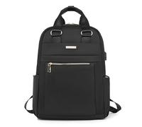 SDIUAKBV School Bag Waterproof Backpack For Women Men USB Charging Solid Oxford Cloth Preppy Style 15 Inch Laptop Bag Travel For travel(Metal Logo Pink)