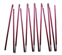 SDIUAKBV Tent Poles 1pc 11mm Camping Tent Poles Replacement 480cm 520cm 718cm Aluminum Pole Rod Equipment Tents Hiking Accessories(12 Sections 4.8M A)