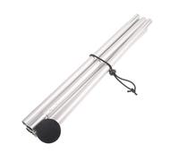 SDIUAKBV Tent Poles 1Pc 5Section 1.6/2M Tent Poles Aluminum Alloy Adjustable Support Pole Foldable Beach Canopy Tent Pole Shelter Tarp Pole(2M pointed tip)