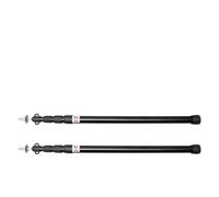 SDIUAKBV Tent Poles Tent Poles Adjustable Camping Telescoping Tarp Poles Portable Lightweight Aluminum Tent Poles Replacement for Awnings Canopy(2pc Black 230cm)