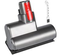 Sdivner Mini Turbo Brush Head for Dyson V7 V8 V10 V11 V15 All Series Cordless Vacuum Cleaners, Turbine Brush Remove Dust, Hair, Mites, Dirt