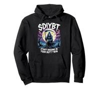 SDIYBT Start Digging in Your Butt Twin Funny Meme Skeleton Pullover Hoodie