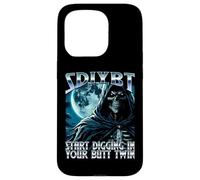 SDIYBT Start Digging In Your Butt Twin Meme 2025 Skeleton Case for iPhone 15 Pro