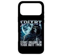 SDIYBT Start Digging In Your Butt Twin Meme 2025 Skeleton Case for iPhone 17 Pro Max