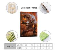 SDJWDAXN Dungeons And Dragons Player's Handbook Poster Poster Decorative Painting Canvas Wall Posters And Art Picture Print Modern Family Bedroom Decor Posters 16x24inch(40x60cm)