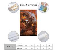 SDJWDAXN Dungeons And Dragons Player's Handbook Poster Poster Decorative Painting Canvas Wall Posters And Art Picture Print Modern Family Bedroom Decor Posters 08x12inch(20x30cm)