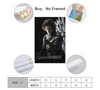 SDJWDAXN Game of Thrones Jon Snow Poster Poster Decorative Painting Canvas Wall Posters And Art Picture Print Modern Family Bedroom Decor Posters 08x12inch(20x30cm)