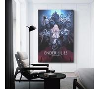 SDJWDAXN Game Poster Terminator Lily Knight Redemption Poster Decorative Painting Canvas Wall Posters And Art Picture Print Modern Family Bedroom Decor Posters 12x18inch(30x45cm)
