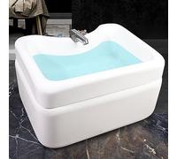 sdjyVer Pedicure Foot Spa Best Foot Soak Basin Tub for Pedicure & Foot Massage Large Size for Soaking Feet Great for Getting The Dead/Old Skin Off Your Feet Floor Type Foot Massage Basin (59x45x37c