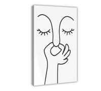 SDKAHKZO Bad Smell Humor Bathroom Wall Art, Funny Toilet Poster Canvas Art Wall Decor Posters Home Bar Restaurant Garage Cafe Logo Gift 16x24inch(40x60cm)